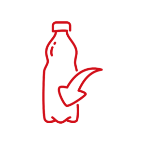 採用100%循環再造膠樽